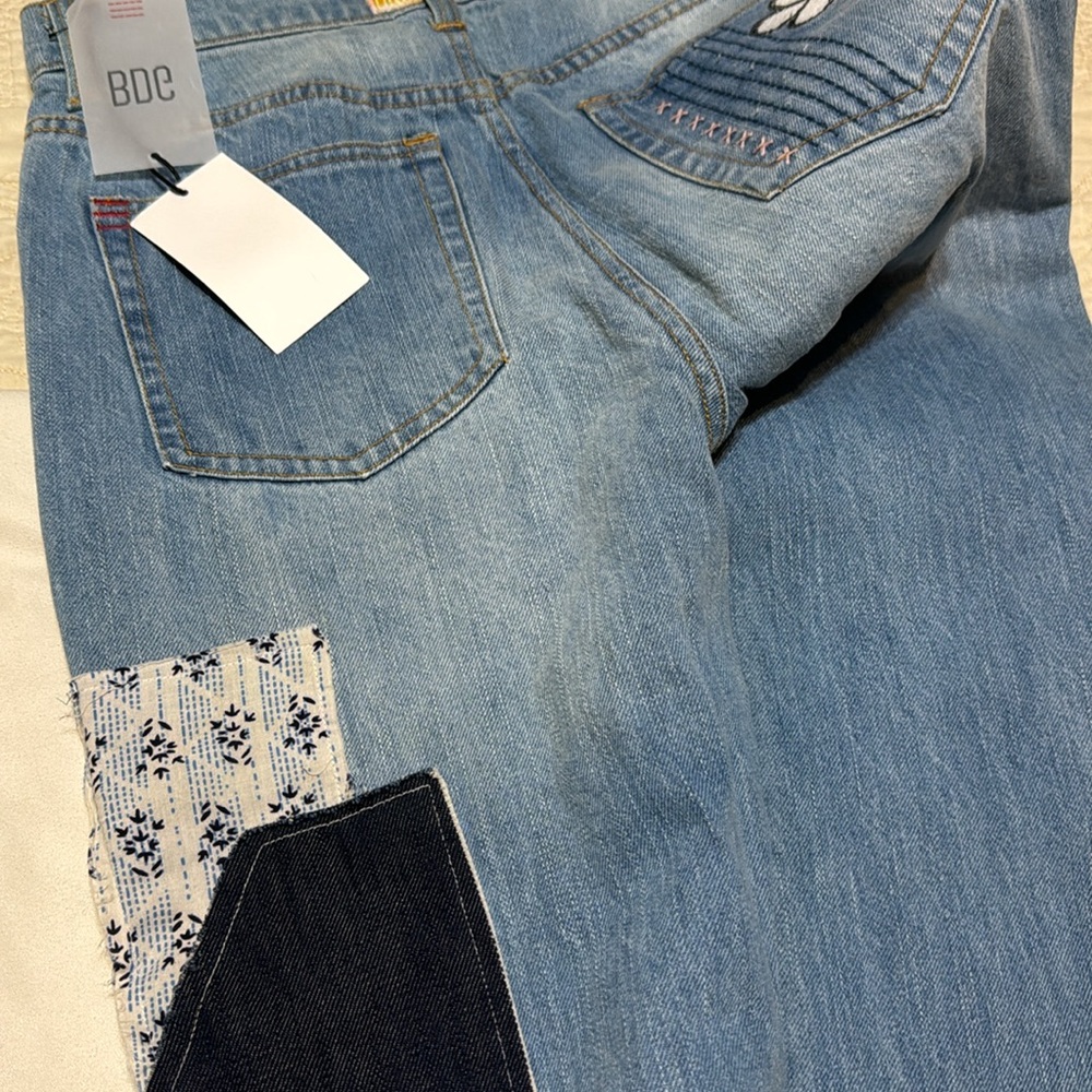 BDG patchwork jeans raw hem - Picture 9 of 10